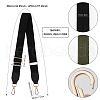 CHGCRAFT 2Pcs 2 Colors Solid Color Cotton Adjustable Wide Shoulder Strap PURS-CA0001-01-2