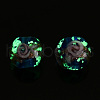Luminous Handmade Gold Sand Lampwork Beads LAMP-T021-03O-3