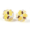 Fruit Round Resin Beads RESI-T059-03A-2