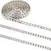 CHGCRAFT 2.5 Yards Hot Fix 304 Stainless Steel Pyramid Stud Nailhead Trim DIY-CA0004-62-1
