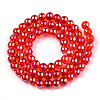 Electroplate Transparent Glass Beads Strands GLAA-T032-T6mm-AB09-3