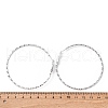 304 Stainless Steel Hoop Earrings EJEW-S250-01A-P-5