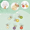 6Pcs 6 Colors PVC Mobile Dustproof Plugs PALLOY-OC00004-4