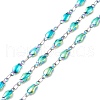 Rainbow Color 304 Stainless Steel Link Chains STAS-P219-37M-1