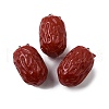 Artificial Red Date Resin Pendants RESI-M053-01-1