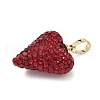 Brass Rhinestone Pendants KK-K293-48B-G-2