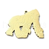 201 Stainless Steel Pendants STAS-R118-06G-1