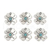 Resin Imitation Turquoise Pendants FIND-C068-21AS-1