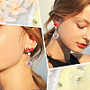 CHGCRAFT 9 Sets 3 Style Transparent Glass Openable Perfume Bottle Pendants GLAA-CA0001-46-6