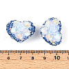 Heart Shape Polymer Clay Pave Rhinestone Beads RB-T018-03F-3