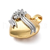 Brass Pendants KK-V009-22G-2