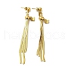 Stainless Steel Butterfly Dangle Stud Earrings EJEW-Z025-04G-1