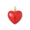 Brass Enamel Pendants KK-Z107-03G-1