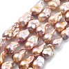 Natural Nucleated Pearl Beads Strands PEAR-B004-15C-04D-2