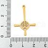304 Stainless Steel Pendants STAS-Z076-09G-3