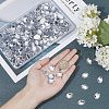 Fingerinspire 250Pcs Imitation Taiwan Acrylic Rhinestone Cabochons GACR-FG0001-08-3