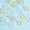 Craftdady 40Pcs 2 Colors Alloy Open Back Bezel Pendants FIND-CD0001-05-3