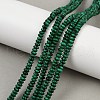 Synthetic Malachite Beads Strands G-B135-C04-01-1