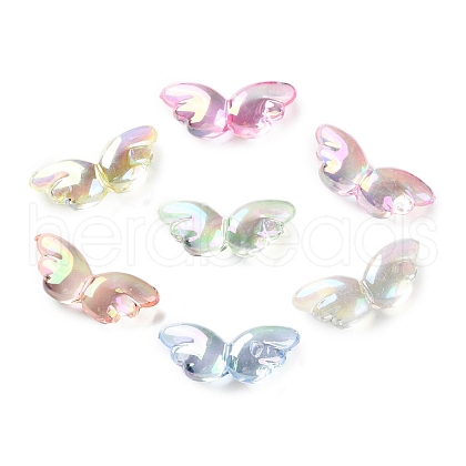 Transparent UV Plating Acrylic Beads PACR-D288-15-1