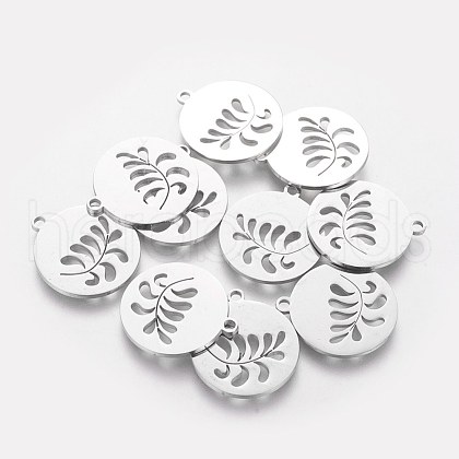 Non-Tarnish 201 Stainless Steel Pendants STAS-Q201-T406-1
