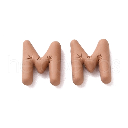 Spray Painted Alloy Pendants FIND-C062-08M-1