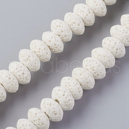 Natural Lava Rock Beads Strands G-F671-01A-01-1