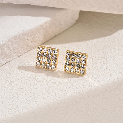 Elegant Brass Stud Earrings ZT2214-4-1