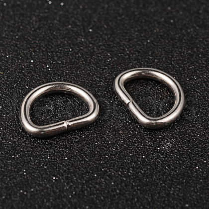 Tarnish Resistant 304 Stainless Steel D Rings X-STAS-M251-02-1
