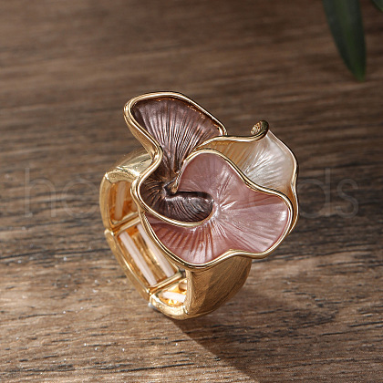 Zinc Alloy & Enamel Finger Rings for Women FS-WG84CD9-07-1