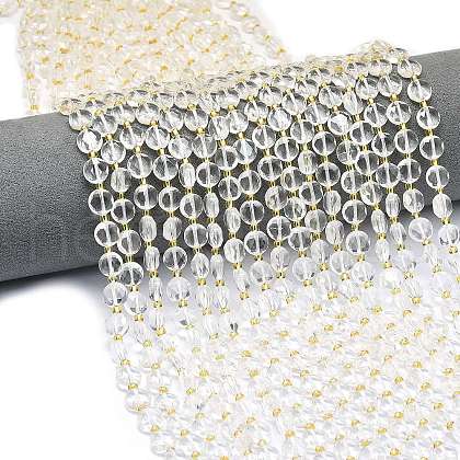 Synthetic Quartz Beads Strands G-C116-A85-02-1