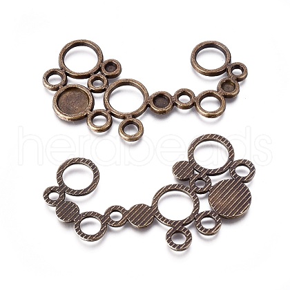 Alloy Cabochon Connector Settings X-EA10977Y-AB-1