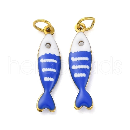 304 Stainless Steel Enamel Pendants X-STAS-E550-40G-01-1