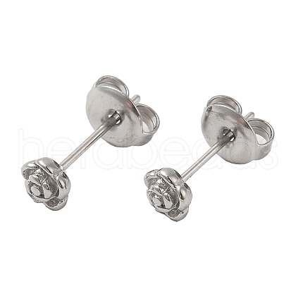304 Stainless Steel Stud Earrings EJEW-Z022-10P-1
