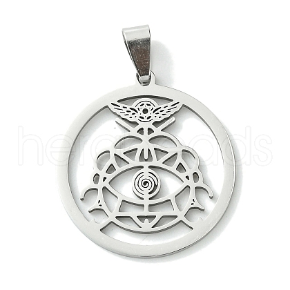Non-Tarnish 201 Stainless Steel Pendants STAS-U003-19P-1