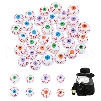 SUPERFINDINGS 32Pcs 8 Styles Resin Craft Doll Eyes Cabochons DIY-FH0007-28-1