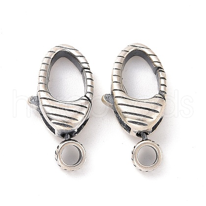 925 Sterling Silver Swivel Clasps STER-D036-09AS-1