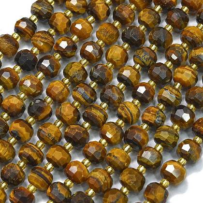 Natural Tiger Eye Beads Strands G-K389-E65-01-1