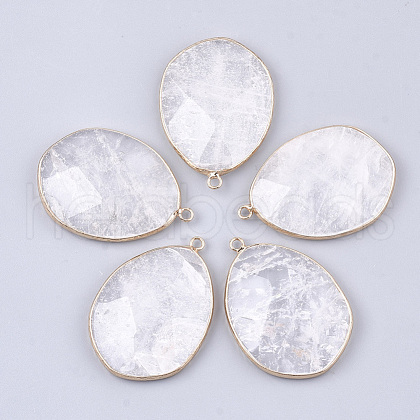 Natural Quartz Crystal Pendants G-S344-52-1