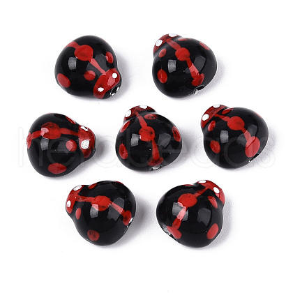Handmade Porcelain Bead Strands PORC-N011-10A-1