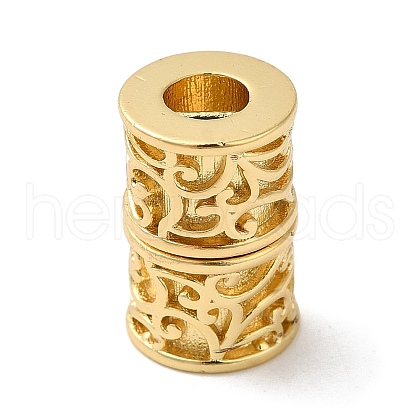 Brass Tube Magnetic Clasps KK-Z033-28G-1