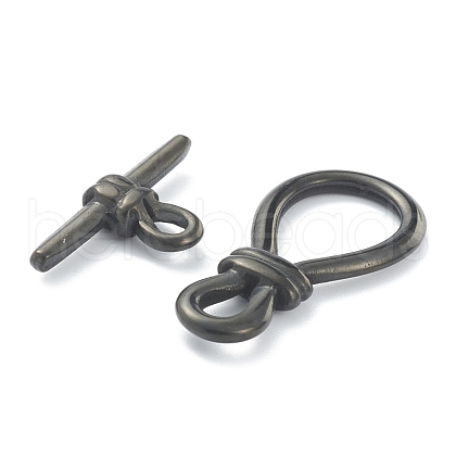 304 Stainless Steel Toggle Clasps STAS-B020-09EB-1