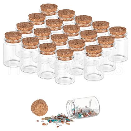 Glass Cork Bottles Ornament DIY-WH0430-987B-1