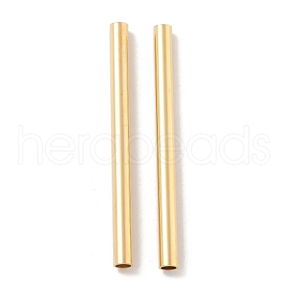 Brass Tube Beads KK-H503-03G-03-1