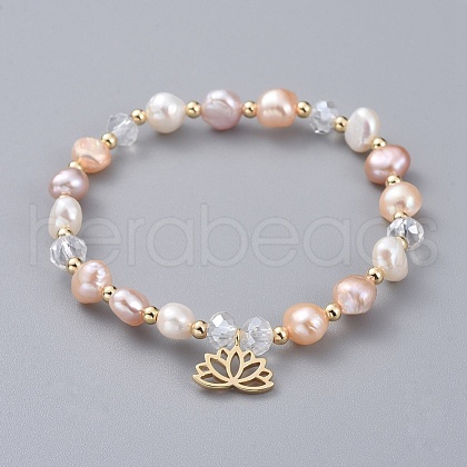 Mother's Day Jewellery Charm Bracelets BJEW-JB04925-05-1