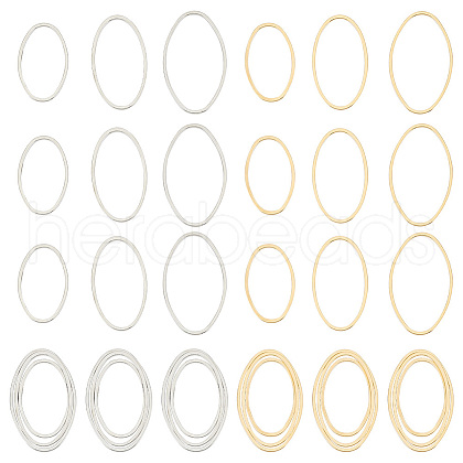 WADORN 60Pcs 6 Styles Brass Pendants FIND-WR0011-52-1