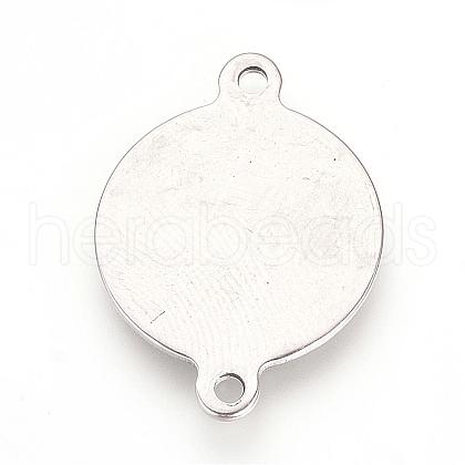 Tarnish Resistant 201 Stainless Steel Links connectors STAS-Q207-20-1