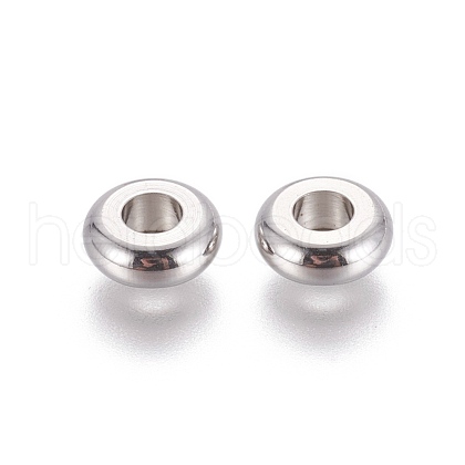 Tarnish Resistant 304 Stainless Steel Spacer Beads STAS-F205-02P-D-1