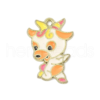 Alloy Enamel Pendants ENAM-D301-01G-08-1