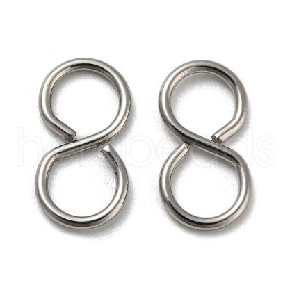 Non-Tarnish 304 Stainless Steel S-Hook Clasps STAS-Z048-05P-1
