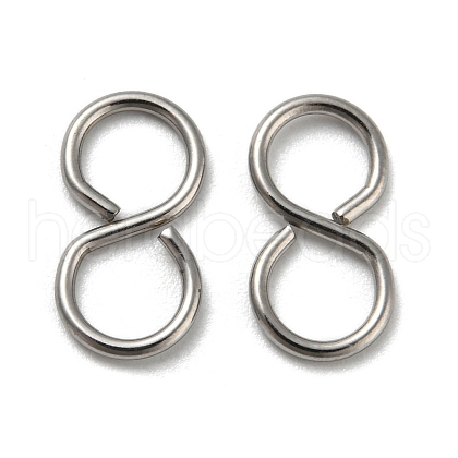 304 Stainless Steel S-Hook Clasps STAS-Z048-05P-1